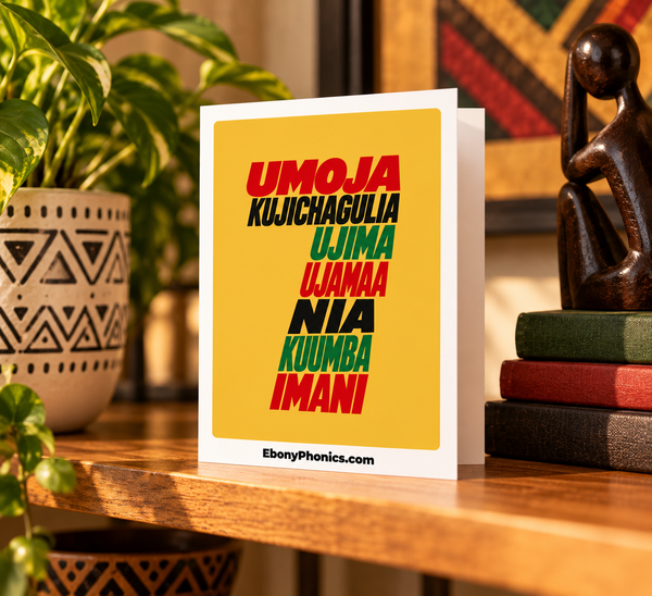 Seven Principles – Kwanzaa Greeting Card