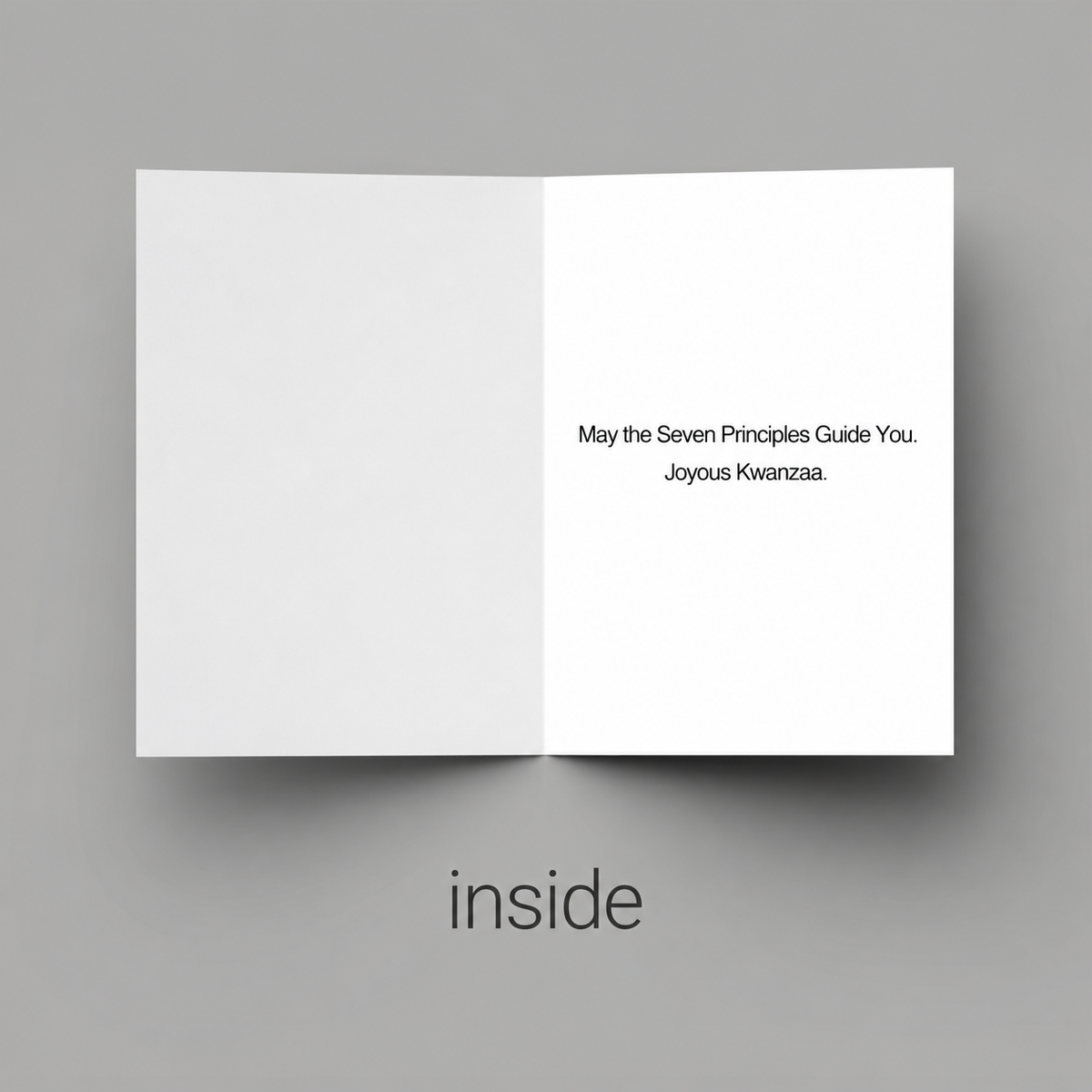 Seven Principles – Kwanzaa Greeting Card