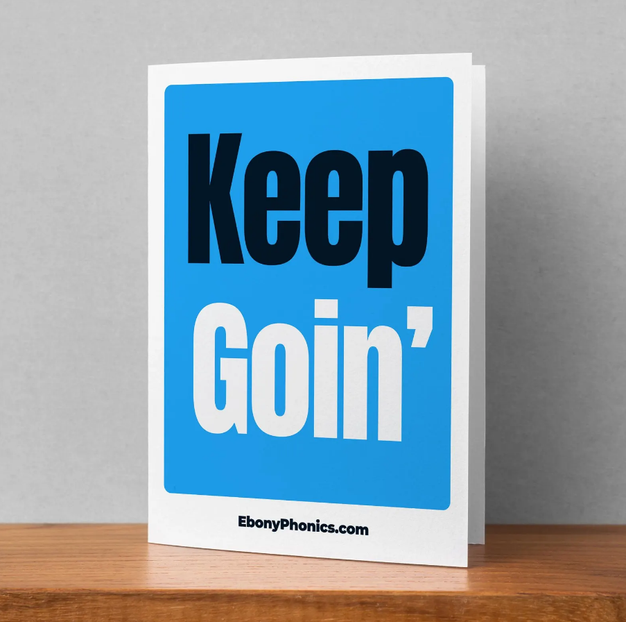 Keep Going Encouragement Greeting Card