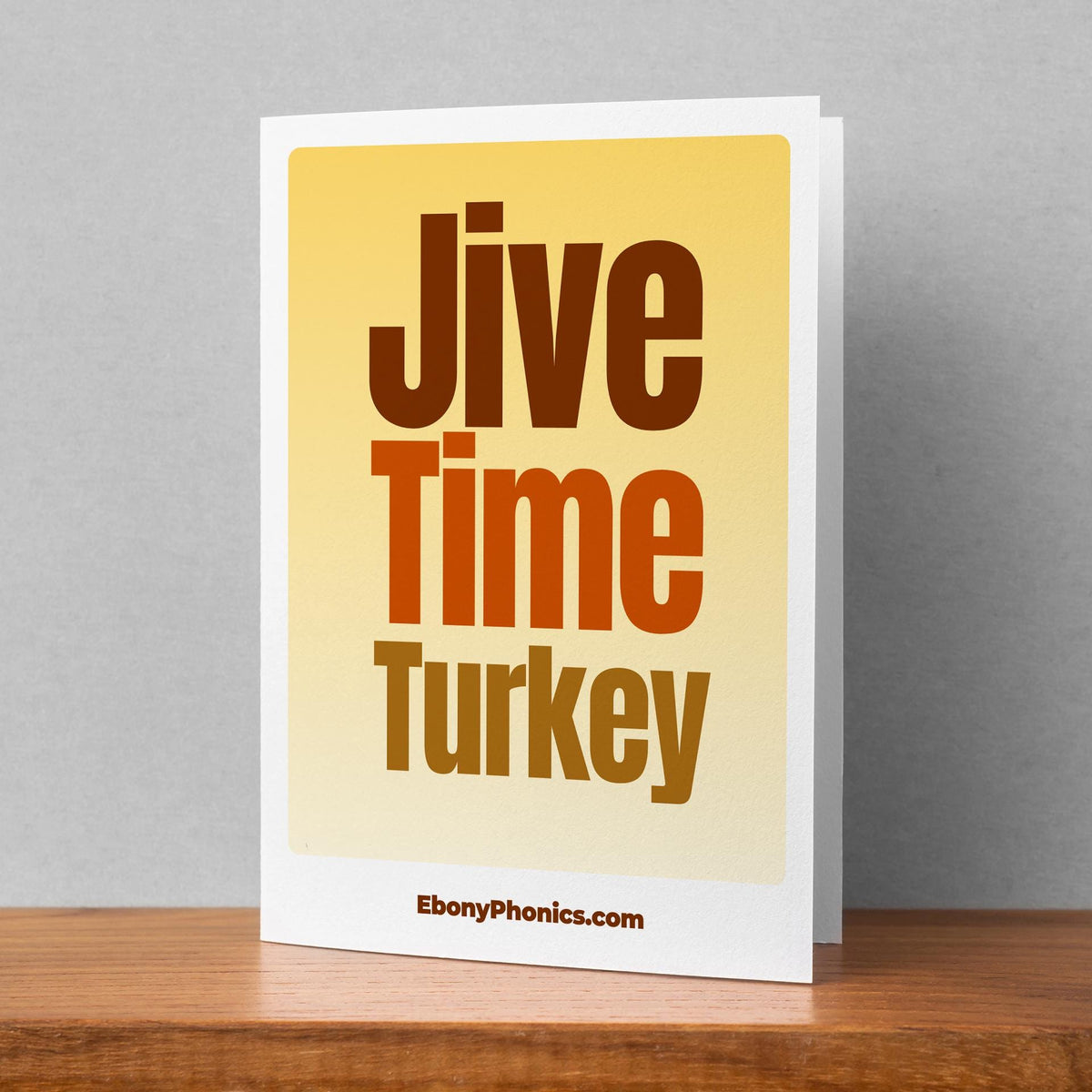 Jive Time Turkey Ebony Phonics Cards